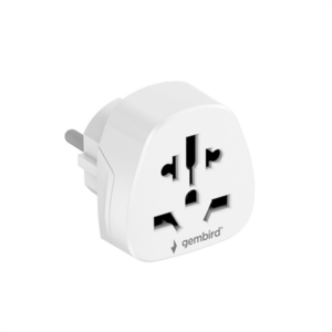 Gembird World to EU power adapter plug, 15 A | A-AC-EUMINTF | Travel adapter - Image 3