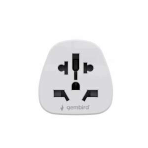 Gembird World to EU power adapter plug, 15 A | A-AC-EUMINTF | Travel adapter - Image 4