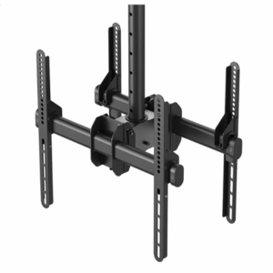 Neomounts NM-C440DBLACK Dual monitor/TV mount ceiling | Adjustable Height, Rotate, Tilt, Swivel | 32-60 " | Maximum weight (capacity) 45 kg | Black - Image 5