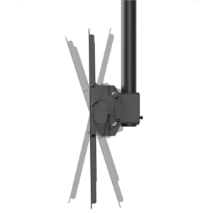 Neomounts CL35-440BL16L Monitor/TV Mount Ceiling | Adjustable Height, Rotate, Tilt, Swivel | 37-70 " | Maximum weight (capacity) 50 kg | Black - Image 4