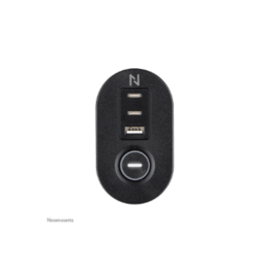 Neomounts | Desk socket with clamp and USB-C and USB-A ports - Quick charge | DS22-840BL6 | Black - Image 4