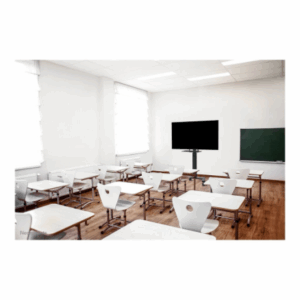 Neomounts Floor stand | AV40-500BL Klaviatūra Shelf Kit | Height adjustment | 43-110 " | Maximum weight (capacity) 2.5 kg | Black - Image 14