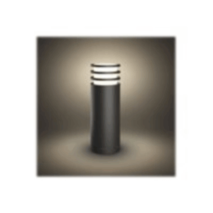 Philips Hue Lucca Outdoor Pedestal Lantern | E27 | 9 W | Warm white - Image 7