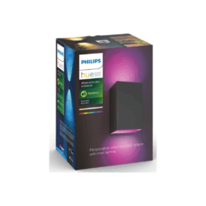 Philips Hue WCA Resonate Outdoor Wall Lantern, Black | 8 W | 2000-6500 Hue White Colour Ambiance - Image 9