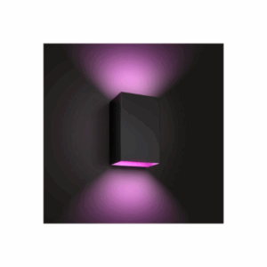 Philips Hue WCA Resonate Outdoor Wall Lantern, Black | 8 W | 2000-6500 Hue White Colour Ambiance - Image 10