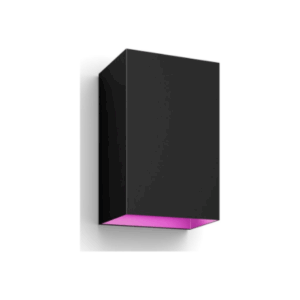 Philips Hue WCA Resonate Outdoor Wall Lantern, Black | 8 W | 2000-6500 Hue White Colour Ambiance - Image 6