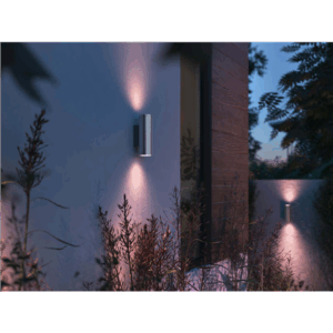 Philips Hue WCA Appear Outdoor Wall Lantern, Inox | 8 W | 2000-6500 Hue White Colour Ambiance - Image 7
