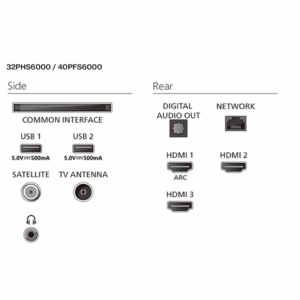 Philips LED TV | 40PFS6000/12 | 40 | Smart TV | FHD | Black - Image 7