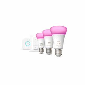 Hue WCA Starter Kit 9W A60 E27, 3pcs, Bridge, Switch | E27 | 9 W | RGBW 2000-6500K | Bluetooth and Zigbee - Image 2