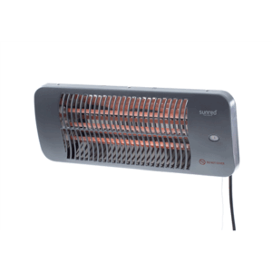 SUNRED | Heater | LUG-2000W, Lugo Quartz Wall | Infrared | 2000 W | Grey | IP24 - Image 3