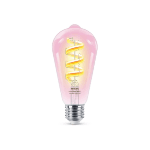 Philips Smart Philips Smart WiFi Filament Clear ST64 RGB | E27 | 6.3 W | Full colour - Image 2