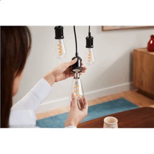 Philips Smart Philips Smart WiFi Filament Clear ST64 RGB | E27 | 6.3 W | Full colour - Image 4