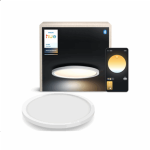 Philips Hue Aurelle Around Panel Light, White | 2200-6500 Hue White Ambiance - Image 3