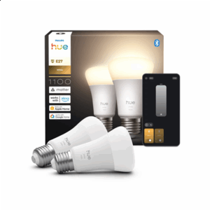 Philips Hue W 1100 A60 2P EU | E27 | 9.5 W | Soft white light | Bluetooth and Zigbee - Image 3