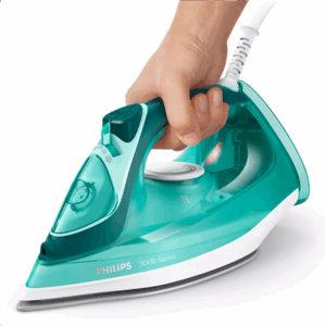Philips | Iron | DST3030/70 | Steam Iron | 2400 W | Water tank capacity 300 ml | Continuous steam 40 g/min | Steam boost performance 180 g/min | Green - Image 4