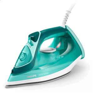 Philips | Iron | DST3030/70 | Steam Iron | 2400 W | Water tank capacity 300 ml | Continuous steam 40 g/min | Steam boost performance 180 g/min | Green - Image 5