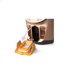 Philips | Azur DST8041/80 | Steam Iron | 3000 W | Water tank capacity 350 ml | Continuous steam 80 g/min | Steam boost performance 260 g/min | Black/Gold - Image 3