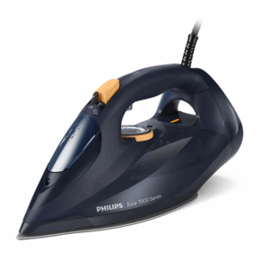 Philips DST7060/20 7000 Series | Steam Iron | 3000 W | Water tank capacity 300 ml | Continuous steam 55 g/min | Steam boost performance 250 g/min | Blue/Yellow - Image 2