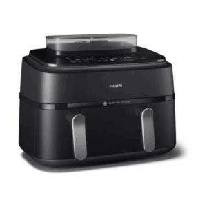 Philips | Dual Basket Airfryer | NA551/00 5000 Series | Power 2750 W | Capacity 9 L | RapidAir Plus and Air Steam | Black - Image 6