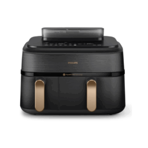 Philips Dual Steam Air Fryer | NA552/00 5000 Series | Power 2750 W | Capacity 9 L | RapidAir Plus | Black - Image 2