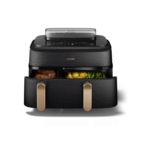 Philips Dual Steam Air Fryer | NA552/00 5000 Series | Power 2750 W | Capacity 9 L | RapidAir Plus | Black - Image 3