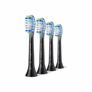 Philips | Replacement brush heads | HX9044/88 Sonicare Premium Plaque Defence | Heads | For adults | Number of brush heads included 4 | Black - Image 2