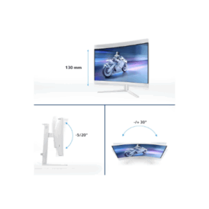 Philips | 27M2C5501/00 | 27 " | VA | Quad HD | 16:9 | 1 ms | 2560 x 1440 pixels | 300 cd/m² | HDMI ports quantity 2 | White - Image 47