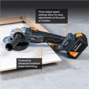 Batavia B.V. 18V Cordless Brushless Angle Grinder | 125 mm - Image 4