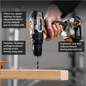 Batavia B.V. 18V Drill Driver - Without Battery and Charger in BMC - Image 4