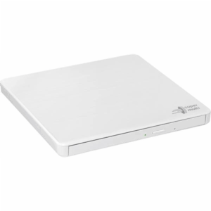H.L Data Storage | Ultra Slim Portable DVD-Writer | GP60NW60 | Interface USB 2.0 | DVD±R/RW | CD read speed 24 x | CD write speed 24 x | White | Desktop/Notebook - Image 2