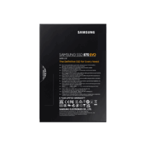 SSD|SAMSUNG|870 EVO|250GB|SATA|MLC|Write speed 530 MBytes/sec|Read speed 560 MBytes/sec|2,5"|TBW 150 TB|MTBF 1500000 hours|MZ-77E250B/EU - Image 14