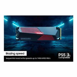 SSD|SAMSUNG|990 PRO with Heatsink|4TB|M.2|PCIe Gen4|NVMe|TLC|Write speed 6900 MBytes/sec|Read speed 7450 MBytes/sec|TBW 2400 TB|MTBF 1500000 hours|MZ-V9P4T0CW - Image 6