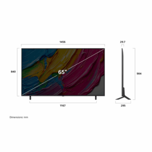 Televizorius|LG|65 "|4K Ultra HD|3840 x 2160 pixels|Flat|16:9|QNED|65QNED80A3A - Image 7