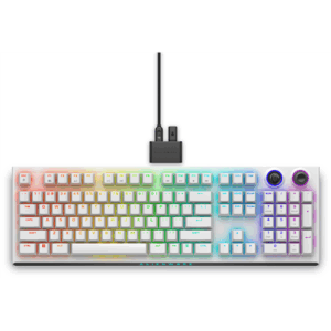 Dell | Alienware Tri-Mode AW920K | Wireless Žaidimų klaviatūra | Wireless | RGB LED light | US | Bluetooth | Lunar Light | Numeric keypad | CHERRY MX Red | Wireless connection - Image 5