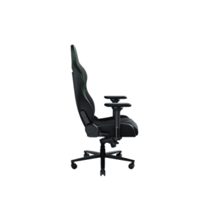 Razer Ergonomic Žaidimų kėdė Enki EPU Synthetic Leather; Steel; Aluminium | Black/Green - Image 3