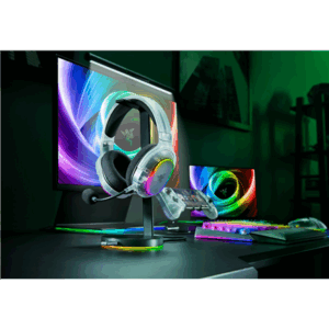 Razer Multi-Platform Gaming Headset | Barracuda X Chroma | Bluetooth | Over-Ear | Microphone | Wireless | Phantom White Edition - Image 6