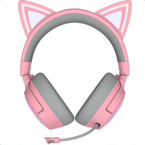 Razer | Ausinės | Kraken Kitty V3 Pro | Bluetooth | Over-Ear | Quartz - Image 4