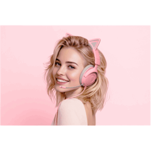 Razer Gaming Ausinės | Kraken Kitty V3 X | Wired | Over-Ear | Microphone | Quartz - Image 7