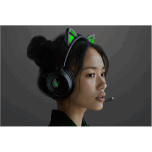Razer Gaming Ausinės | Kraken Kitty V3 X | Wired | Over-Ear | Microphone | Black - Image 7