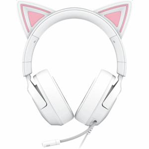 Razer Gaming Ausinės | Kraken Kitty V3 X | Wired | Over-Ear | Microphone | White - Image 3