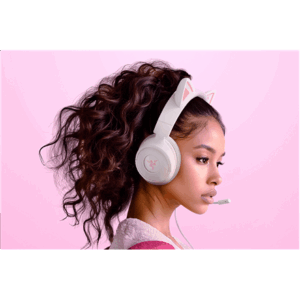 Razer Gaming Ausinės | Kraken Kitty V3 X | Wired | Over-Ear | Microphone | White - Image 7