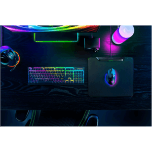 Razer | Wireless Charging Gaming Mouse Mat and Puck, Hard Edition | HyperFlux V2 Wireless Charging System | Gaming Mouse Mat | 360 x 311 mm | Black - Image 5