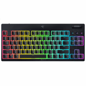 Razer | BlackWidow V4 Low-Profile Tenkeyless HyperSpeed | Klaviatūra | Wireless | US | Bluetooth | Black | Yellow Switches - Image 4