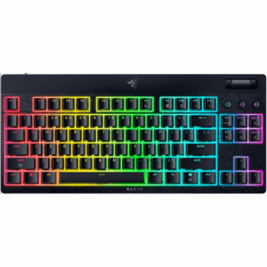 Razer | BlackWidow V4 Low-Profile Tenkeyless HyperSpeed | Klaviatūra | Wireless | US | Bluetooth | Black | Green Switches - Image 3