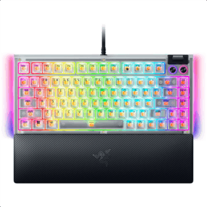 Razer Hot-swappable Mechanical Žaidimų klaviatūra | BlackWidow V4 75% | Žaidimų klaviatūra | Wired | US | Phantom White Edition | USB Type-C | Razer Mechanical Switches (Tactile) - Image 2