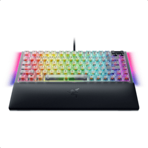 Razer Hot-swappable Mechanical Žaidimų klaviatūra | BlackWidow V4 75% | Žaidimų klaviatūra | Wired | US | Phantom White Edition | USB Type-C | Razer Mechanical Switches (Tactile) - Image 3