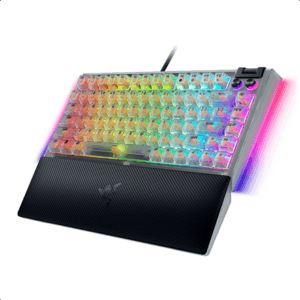 Razer Hot-swappable Mechanical Žaidimų klaviatūra | BlackWidow V4 75% | Žaidimų klaviatūra | Wired | US | Phantom White Edition | USB Type-C | Razer Mechanical Switches (Tactile) - Image 4