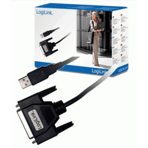 Logilink | USB 2.0 adapter to Paralel (LPT) DB25 , 1,8m | USB-A to LPT USB A male | DB25 - Image 2