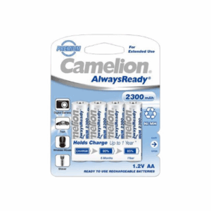 Camelion | AA/HR6 | 2300 mAh | AlwaysReady Rechargeable Batteries Ni-MH | 4 pc(s) - Image 2