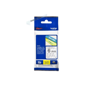 Brother | TZe-111 Laminated Tape | Black on Clear | TZ | 8 m | 6 cm